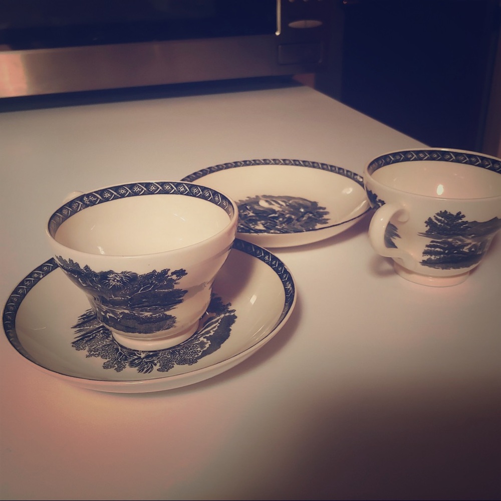 ✨Vintage Teacups and Saucers✨ (Lugano-Wedgwood)